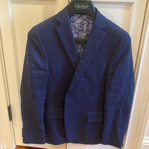Lauren Ralph Lauren Boys Linen blue blazer